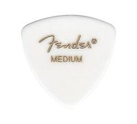 Fender 346 Triangle Celluloid Picks (12-Pack) - White thin