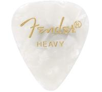 Fender 351 Premium Celluloid Picks (12-Pack) - White Moto heavy - Pack 12 púas 351 Premium Celluloid - White Moto - Heavy