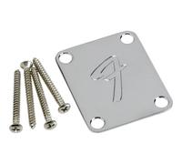 Fender 4-Bolt Vintage-Style Neck Plate F Chrome