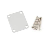 Fender 4-Bolt Vintage-Style Neck Plate "Plain" (No Serial Number or Logo) (Chrome)