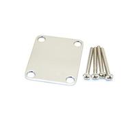 Fender 4-Bolt Vintage-Style Neck Plate "Plain" (No Serial Number or Logo) (Chrome)
