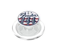 Fender 4th of July Americana Guitar Stars & Stripes Logo PopSockets PopGrip para MagSafe
