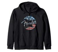 Fender 4th Of July Red White & Rock Vintage Badge Sudadera con Capucha