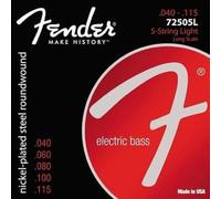 Fender 5-String Super Bass 7250-5L Nickel-Plated Steel Long Scale Bass Strings
