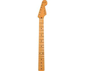 Fender 50s Stratocaster Guitarra Eléctrica Vintage Mástil Arce 21 | Cuerpo de aliso, mástil arce suave V, estilo vintage 50s, 21 trastes altos, ideal para principiantes y coleccionistas