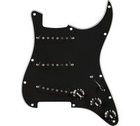 Fender '59 Strat Pre-Wired Pickguard Black - Pastilla de bobina simple para guitarras
