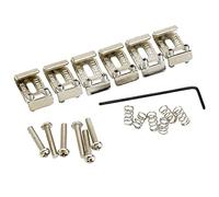 Fender 6 Silletas American Vintage Strat Repuesto Cromo | Silletas originales Fender, repuesto cromado vintage, compatibles Stratocaster American Vintage, 6 cuerdas, auténticas