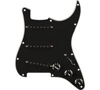 Fender '65 Strat Pre-Wired Pickguard Black - Pastilla de bobina simple para guitarras