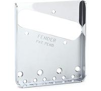 Fender American Vintage Tele Bridge Plate 3 Silletas, Cromo | Placa puente estilo vintage, 3 silletas cromo, repuesto Fender, compatible con Tele, tono clásico americano