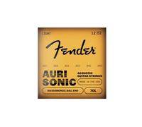Fender AuriSonic 70L Cuerdas Guitarra Acústica 80/20 Bronce Ligero 12-52 | Bronce 80/20, tono brillante y nítido, calibre ligero 12-52, fingerpicking, folk, country, cantautor, guitarra acústica