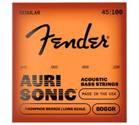 Fender AuriSonic 8060R Acoustic Bass Strings Phosphor Bronze Long Scale Gauges .45-.100 (4)