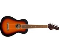 Fender Avalon Ukulele Tenor Tono Profundo Sunburst para Adultos