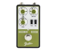 Fender Bassman Reverb Pedal de Efectos para Bajo, True Bypass, DSP | Reverberación Room & Hall DSP, salida analógica directa, bypass verdadero o con búfer conmutable, pedales de bajo