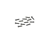 FENDER BATTERY COVER MOUNTING SCREWS, DELUXE SERIES BASSES, 4 X 1/2", BLACK (12)