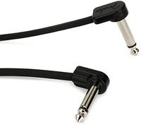 Fender Blockchain Kit 15x Cables Patch para Pedalboard, Grande (Negro) | Kit completo pedalboard, cables patch cortos, conectores rectos, alta durabilidad, ideal para pedales guitarra eléctrica