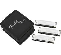 Fender Blues Deluxe Armónica Diatónica Set 3 Pack Claves Do Sol La
