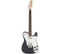Fender by Squier Affinity Series Telecaster Deluxe Electric Guitar, Laurel Fingerboard, White Pickguard, Charcoal Frost Metallic