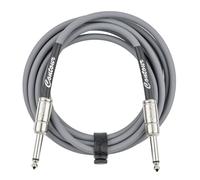 Fender Cable Contour™ de 10 pies, color plateado Inca