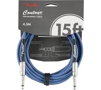 Fender Cables para instrumento serie Contour™ (15ft STR/STR) Lake Placid Blue
