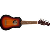 Fender California Coast Venice Soprano Ukulele, Walnut Fingerboard - 2 Colour Sunburst