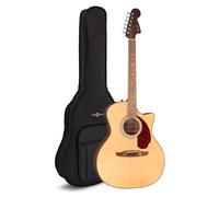 Fender California Deluxe Newporter CE Electroacoustic with Gig Bag or Case Build Your Own Bundle