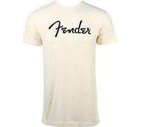 Fender Camiseta con logotipo de espagueti, color blanco olímpi