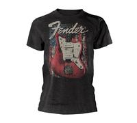 Fender Camiseta Jazzmaster Guitarra Desgastada para Adultos Unisex (PH334)