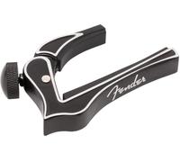 Fender Capodastre Dragon para Guitarras Eléctricas de 6 Cuerdas con Diapasón Radiado, Negro, Fácil de usar y Hecho de Aluminio Fundido Ligero y Duradero