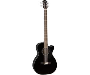 Fender CB-60SCE Bajo Acústico, Diapasón de Nogal, Negro, Incluye Clases Virtuales Gratis