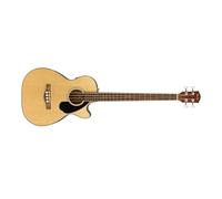 Fender CB-60SCE Bajo Acústico Eléctrico de Concierto, Natural | Pastilla Fishman, afinador incorporado, tapa de abeto macizo, mástil fácil de usar para principiantes, cuerpo tipo concierto