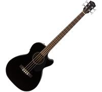 Fender CB-60SCE Bajo Acústico, Diapasón de Nogal, Negro, Incluye Clases Virtuales Gratis