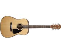 Fender CD-60 Dreadnought V3 D Guitarra Acústica, Diapasón de Nogal, Natural, Incluye cursos virtuales gratuitos en Fender Play