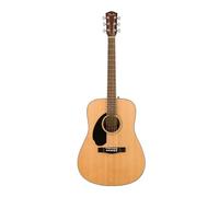 Fender CD-60S Dreadnought Acoustic Guitar, Left Handed, Walnut Fingerboard, Natural, Comes with Free Virtual Lessons