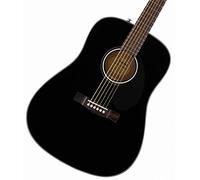 Fender CD-60S Dreadnought Guitarra Acústica, Diapasón de Nogal, Negro, Incluye cursos virtuales gratuitos en Fender Play
