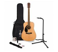Fender CD-60S Left Handed Acoustic Natural with Accessory Pack Build Your Own Bundle