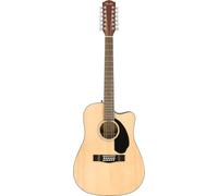 Fender CD-60SCE Guitarra Electroacústica 12 Cuerdas Dreadnought, Natural