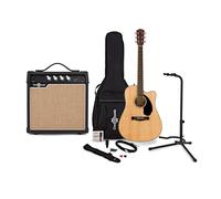 Fender CD-60SCE Solid Top Electro Acoustic Guitar with Accessory Pack Build Your Own Bundle