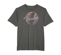 Fender Circle Guitar Headstock Logo Camiseta