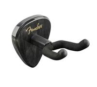 Fender Classic 351 Shape Guitar Wall Hanger, Secure Wall Mount for Acoustic and Electric Guitars, Black Finish
