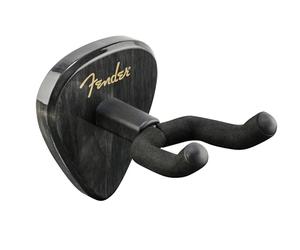 Fender Classic 351 Shape Guitar Wall Hanger, Secure Wall Mount for Acoustic and Electric Guitars, Black Finish