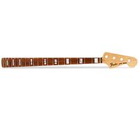 Fender Classic Series 70's Jazz Bass Neck, 20 Medium Jumbo Frets, Block Inlay, Pau Ferro