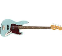 Fender Classic Vibe - Bajo de jazz de los años 60, azul Daphne, diapasón de laurel, tamaño completo, bajo de 4 cuerdas