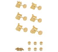 Fender - Clavijas para Stratocaster y Telecaster, estilo vintage, color dorado, juego de 6