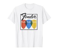 Fender Colorful Vintage Guitar Picks Camiseta