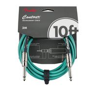 Fender Cable Contour™ de 10 pies, verde Sherwood