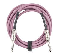 Fender Contour - Cable de instrumento, cable de guitarra, accesorios de guitarra, recto/recto, niebla borgoña, 10 pies