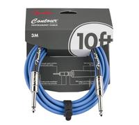 Fender Cables para instrumento serie Contour™(10FT STR/STR) Lake Placid Blue
