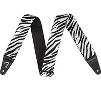 Fender Correa para Guitarra, Adecuada para Guitarras Eléctricas, Acústicas y Bajos, Estampado Animal Salvaje, Cebra