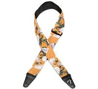 Fender Correa para Guitarra & Bajo Floral Caléndula 5 cm | Correa guitarra ancha 5 cm, diseño floral caléndula, para guitarra eléctrica y bajo, cómoda en vivo, accesorio Fender