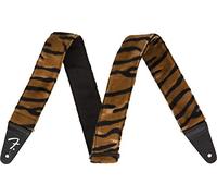 Fender Correa para Guitarra Estampado Tigre Salvaje, Talla L | Correa ajustable con diseño animal, apta para guitarra eléctrica y acústica, estampado tigre, accesorio rockero Fender
